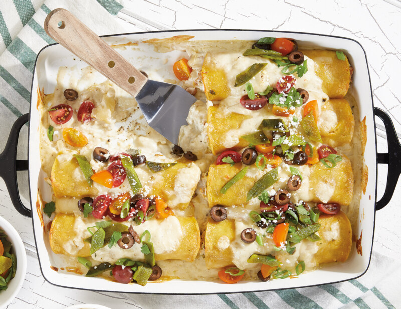 Creamy Hatch Chile Chicken Enchiladas Market Of Choice