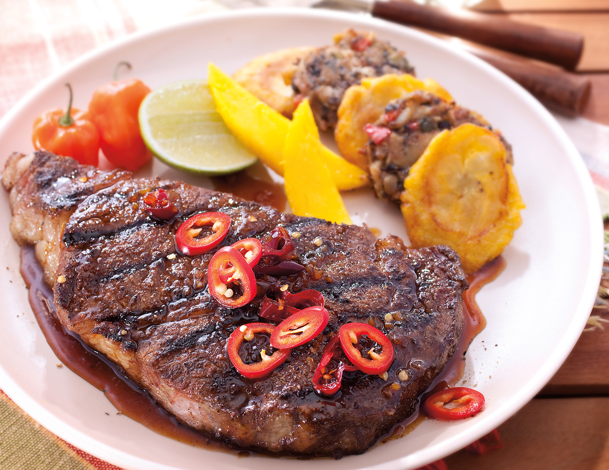 Jamacian-Ribeye-Steak