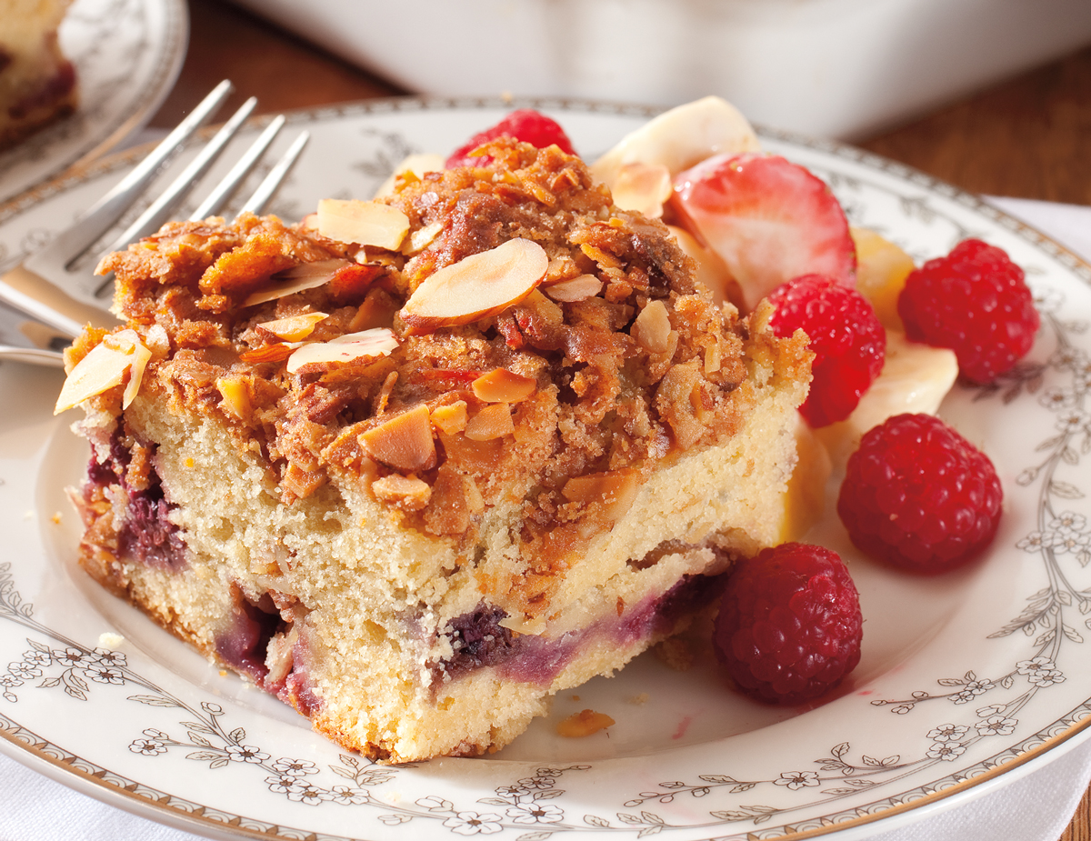 Cherry Almond Coffee Cake Recipe | King Arthur Baking