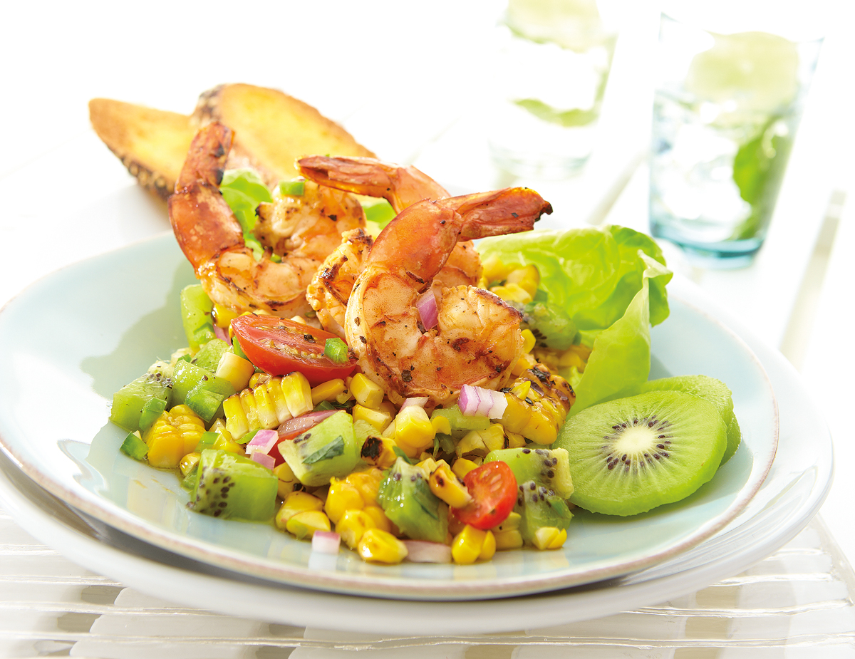 Spicy-Prawn-Summer-Corn-and-Kiwi-Salad