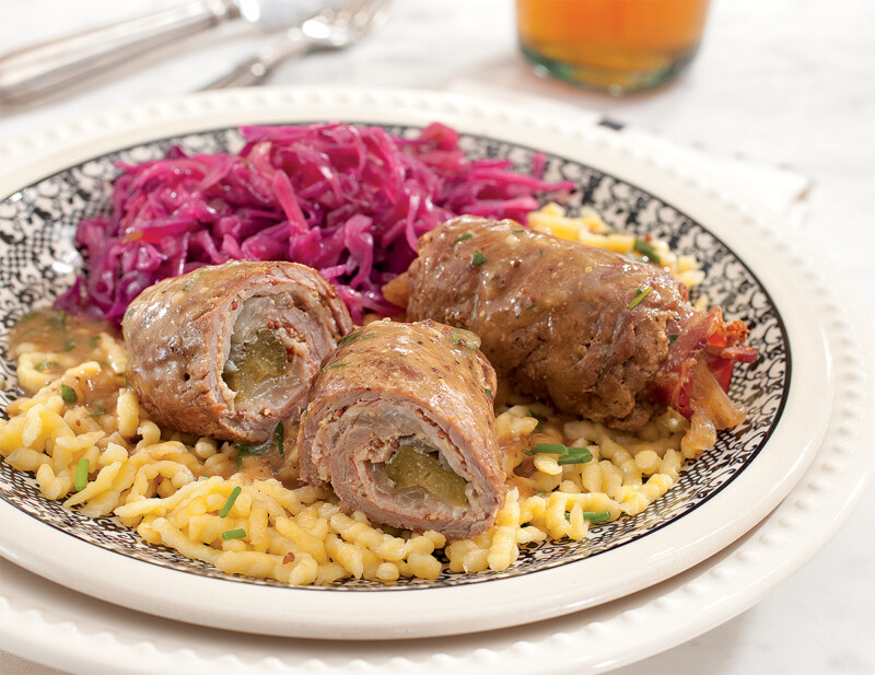 German Beef Rouladen with Bavarian Red Cabbage - Market of Choice