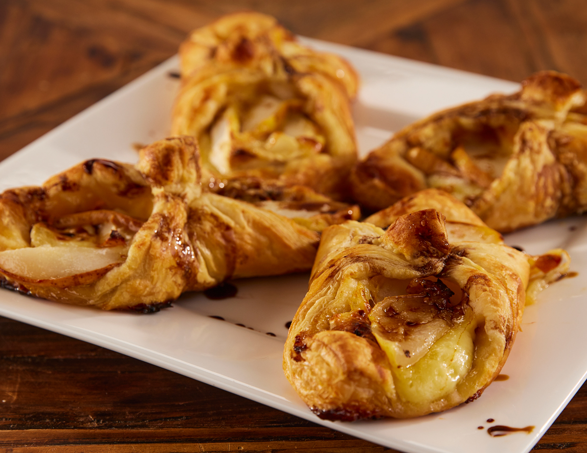Brie and Pear Puff Pastry