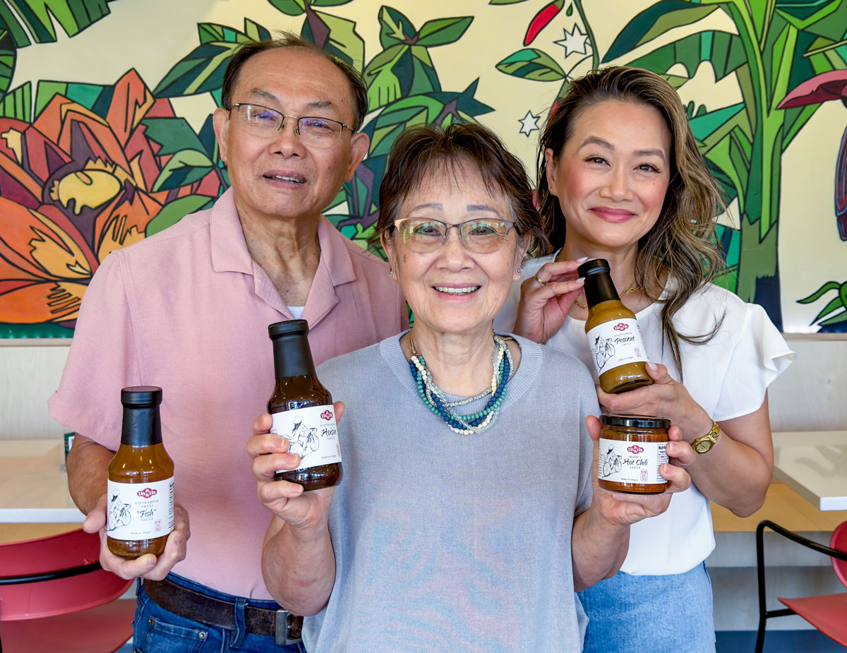 Vinh, Mai & Lisa, owners of Tan Tan Foods